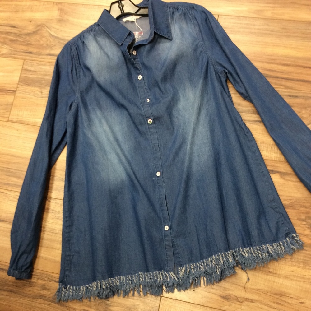 Lightweight Denim Top